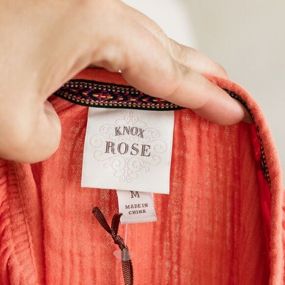 Knox Rose NWT Guava Jelly Romper size M - Picture 7 of 12